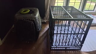 Heavy Duty Dog Crate , Lockable Wheels Metal Escape Proof Dog Cage Kennel Review, such a great