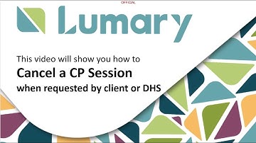Cancel a CP Session - when requested by client or DHS