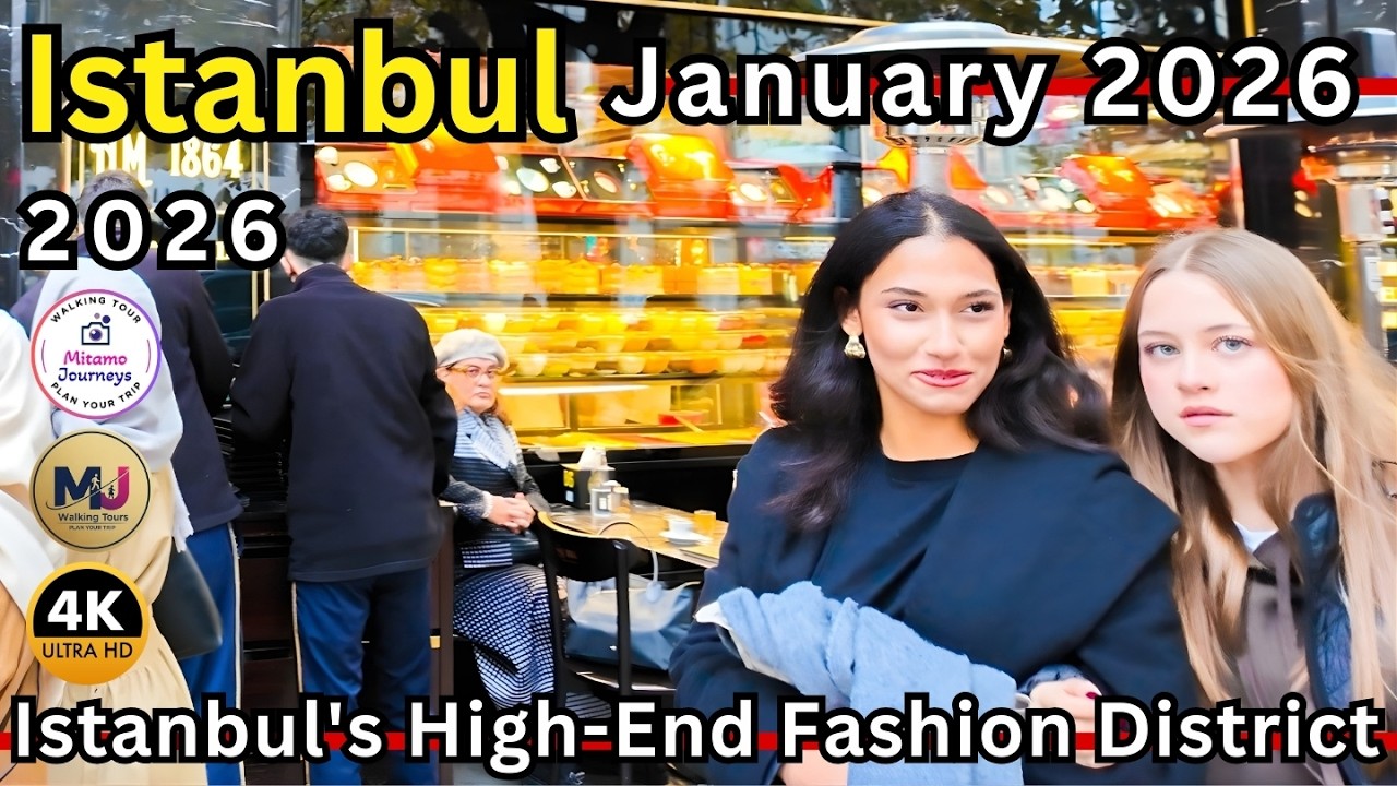 Istanbul Luxury Life 2026: Nişantaşı & Abdi İpekçi Street Walking Tour | 4K HDR