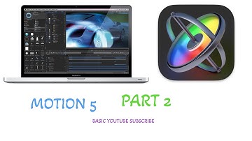 MOTION 5 TUTORIAL PART 2 , simple Youtube subscribe a#applemotion #motion #motion5