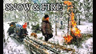 Download Lagu Diterjang Badai Salju. Perjalanan Skidoo Pertama. Menyempurnakan Jalan Woods saya. MP3