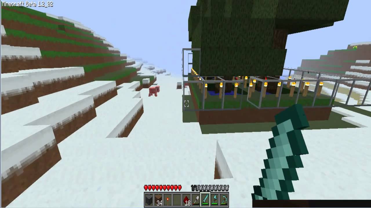 Minecraft lets play- Episode 1 The beginning - YouTube