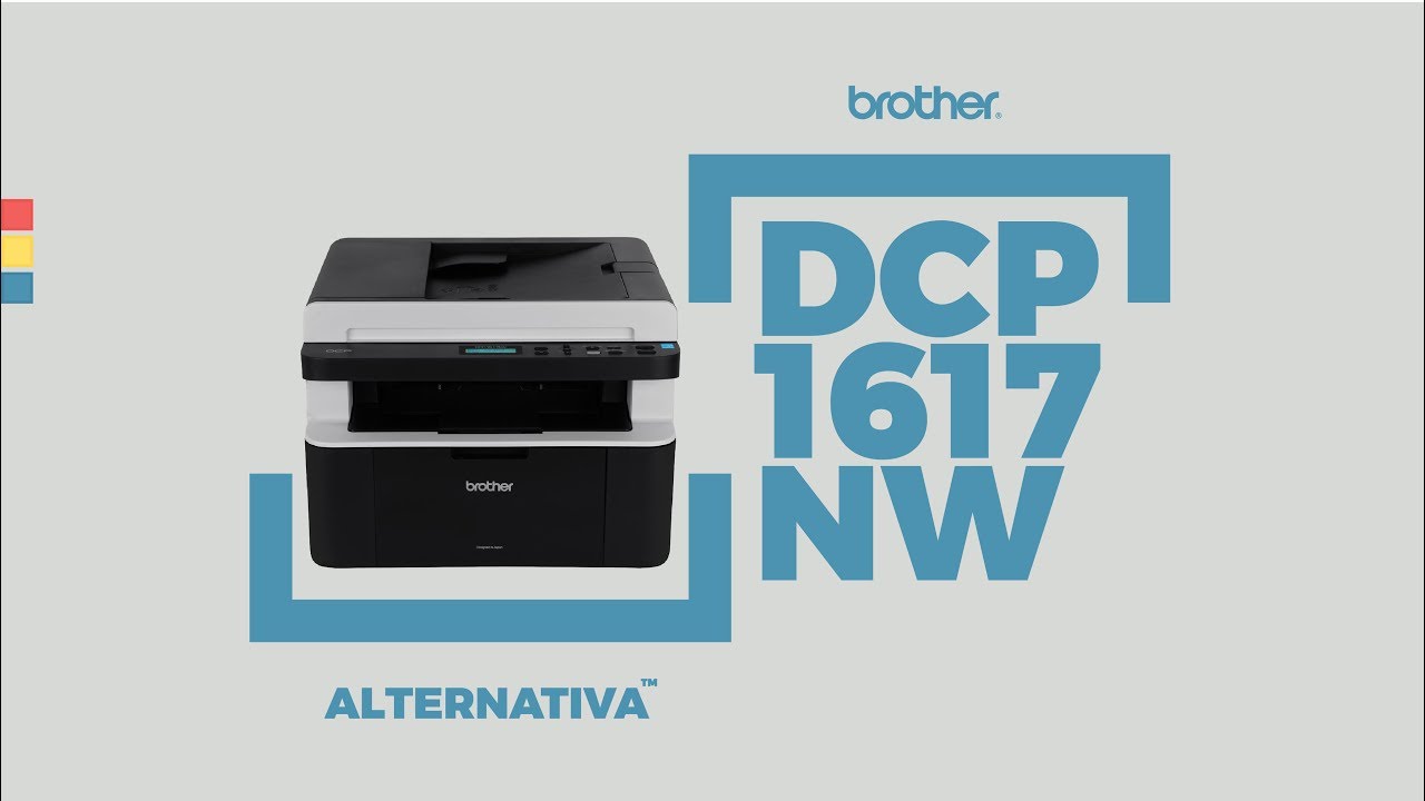 BROTHER DCP1617NW - YouTube