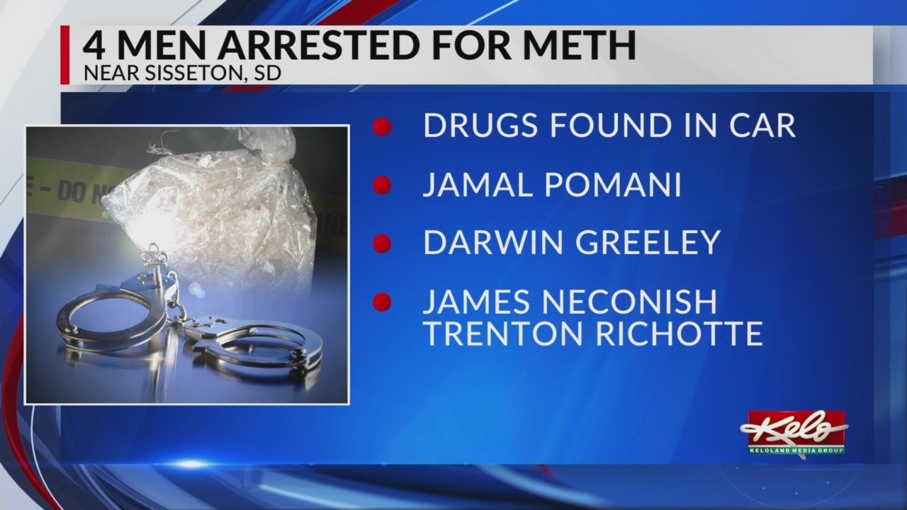 4 arrested with meth during Roberts County traffic stop - YouTube