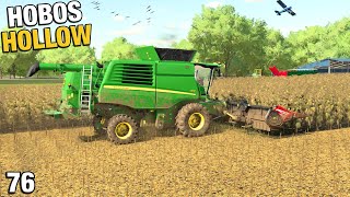 SUNFLOWERS AND PLANTING CORN Hobos Hollow X4 FS22 Ep 76