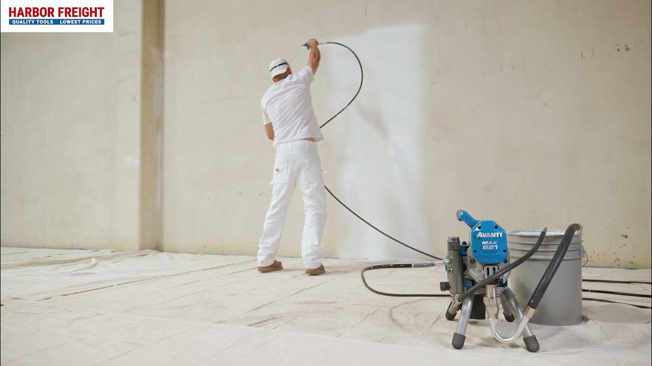 Harbor Freight Avanti Airless Paint Sprayer YouTube