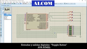 AVR Entradas y salidas digitales, Toggle Button