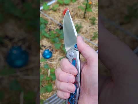 Kizer Feweed xl knife, s90v steel, nebula cf, scales look amazing with whatever finsh they did.