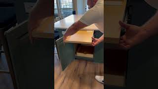 Custom Base Cabinet In Kitchen Island