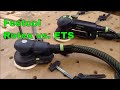 Festool Rotex 125 vs  Festool ETS 125 Random Orbital Sander