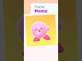 ROBLOX Kirby Speed Draw MEMES 🤣 #speeddraw #roblox #shorts