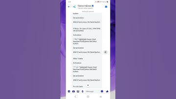 Telenor Call Forwarding Activation Code | How to Activate Call Forwarding on Telenor