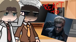 Umbrella Corporation React To Wesker|(This is based off an au)|Reaction