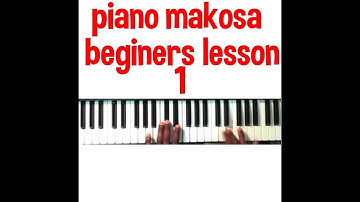 How to play Piano makossa groove on keyboard key C for beginners