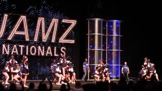 Dublin High School Varsity Cheer Team performs at JAMZ Nationals 2014 in Las Vegas