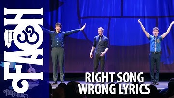 Right Song/Wrong Lyrics - Live Sketch Comedy