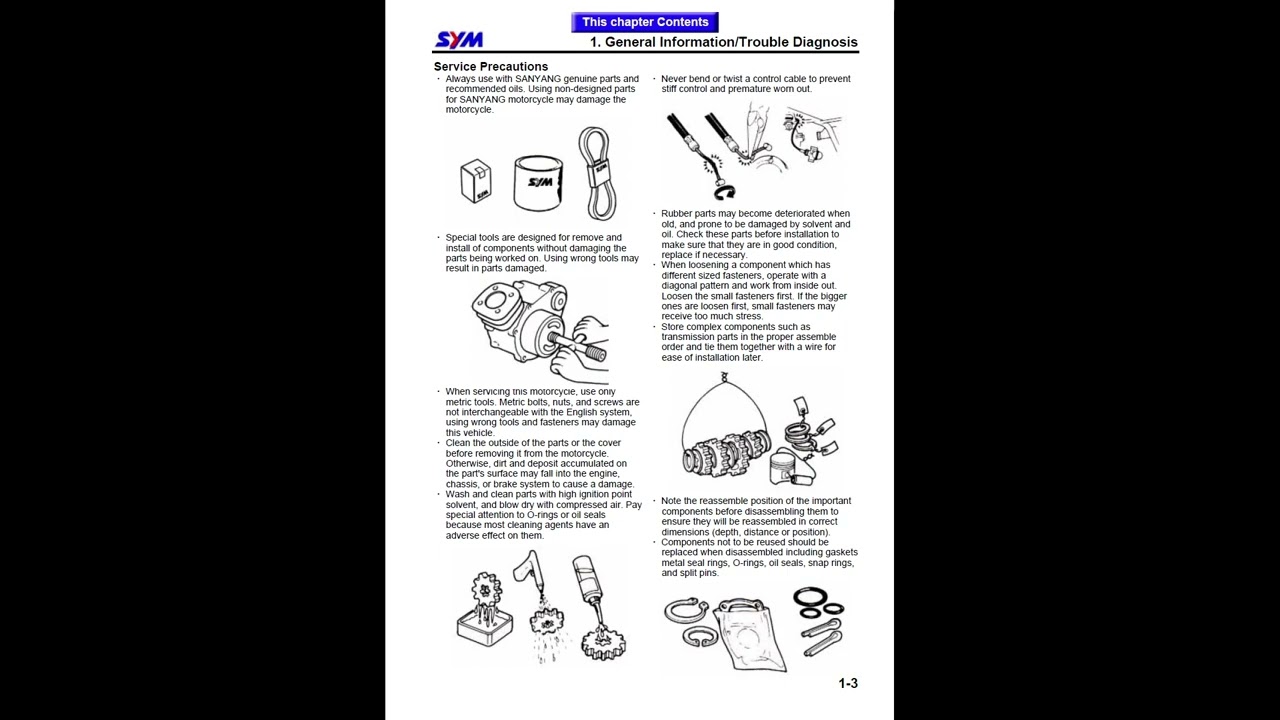 SYM ATTILA RS-21 EFI 150 Service Manual PDF Download - Full Workshop Guide