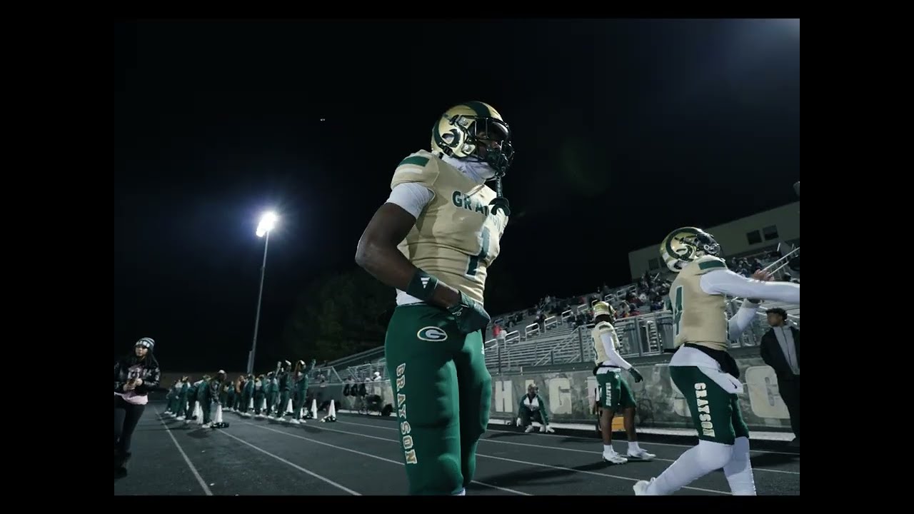GRAYSON FOOTBALL but CINEMATIC