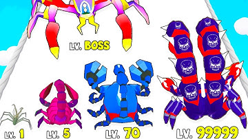 WOW 🤯 Full gameplay in Scorpion Run 🦂 COLLECTED ALL THE SCORPIONS! [From 1 to Max LVL]