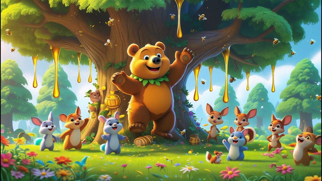 Benny the Bear and the Honey Hunt - New Rhythm | Kids Song | Nursery Rhymes