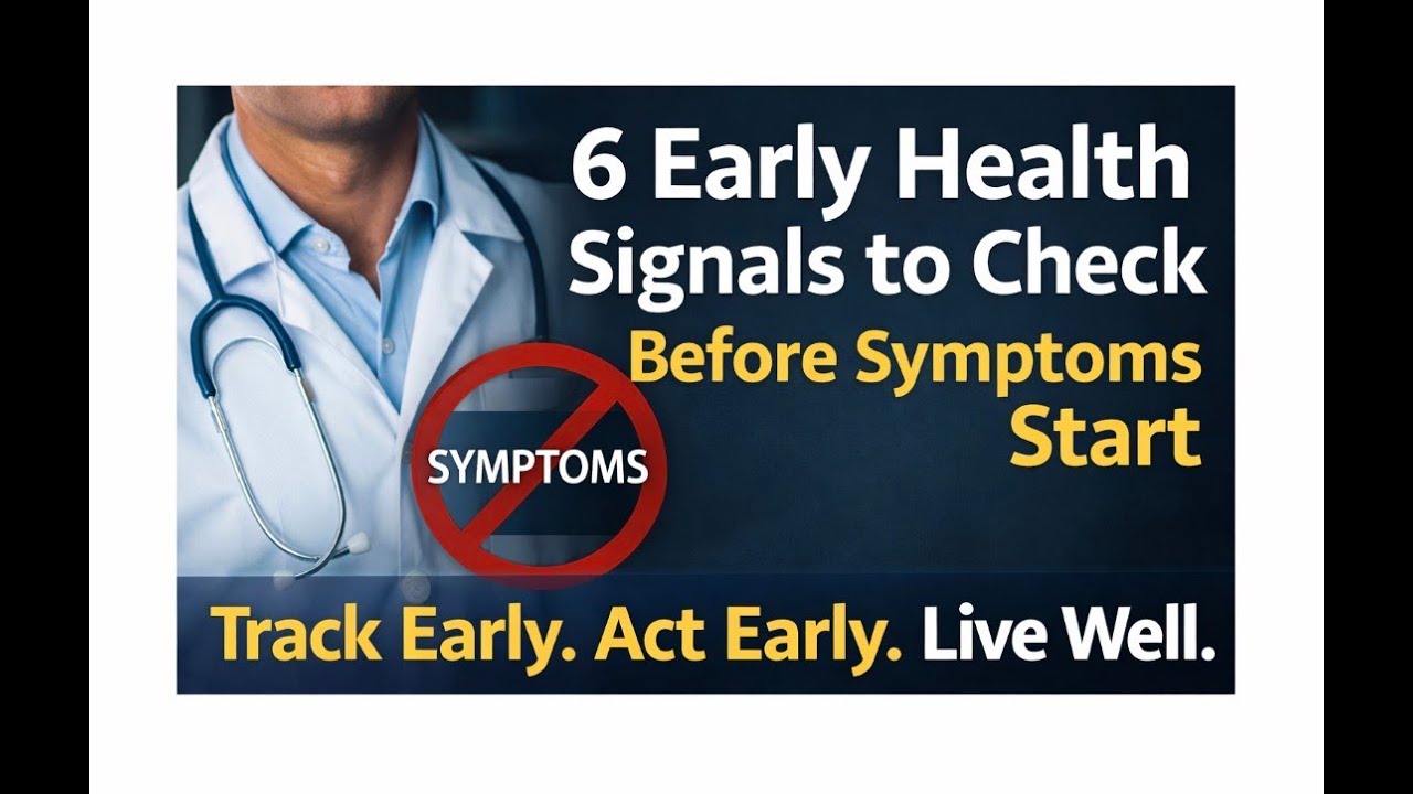 Video 218: 6 Early Health Signals to Check - Before Symptoms Start ...
