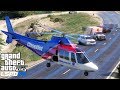 GTA 5 LSPDFR EMS #25 | MEDEVAC Helicopter Flight Paramedic Responds To Accident | Medical Evacuatio