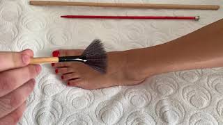 ASMR | The most relaxing foot tickling