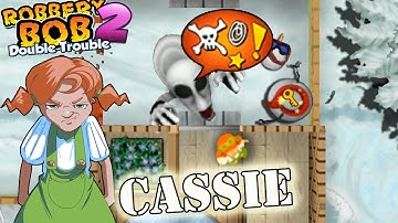 Use Cassie Costume Vs Mario Ghost Gameplay Perfect All Levels - Robbery Bob 2 - Part 10