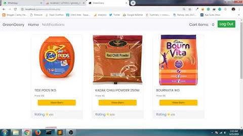 Online Grocery Management System with php mysql (with document) download link in description