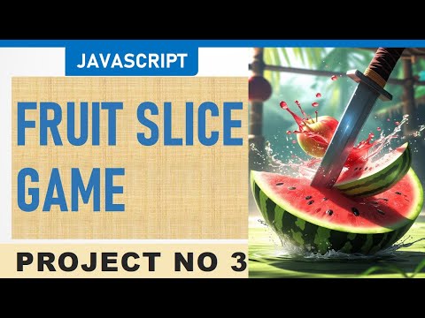 Build a Fruit Ninja Clone in JavaScript - No Libraries! Fruit Slice Game with HTML Canvas