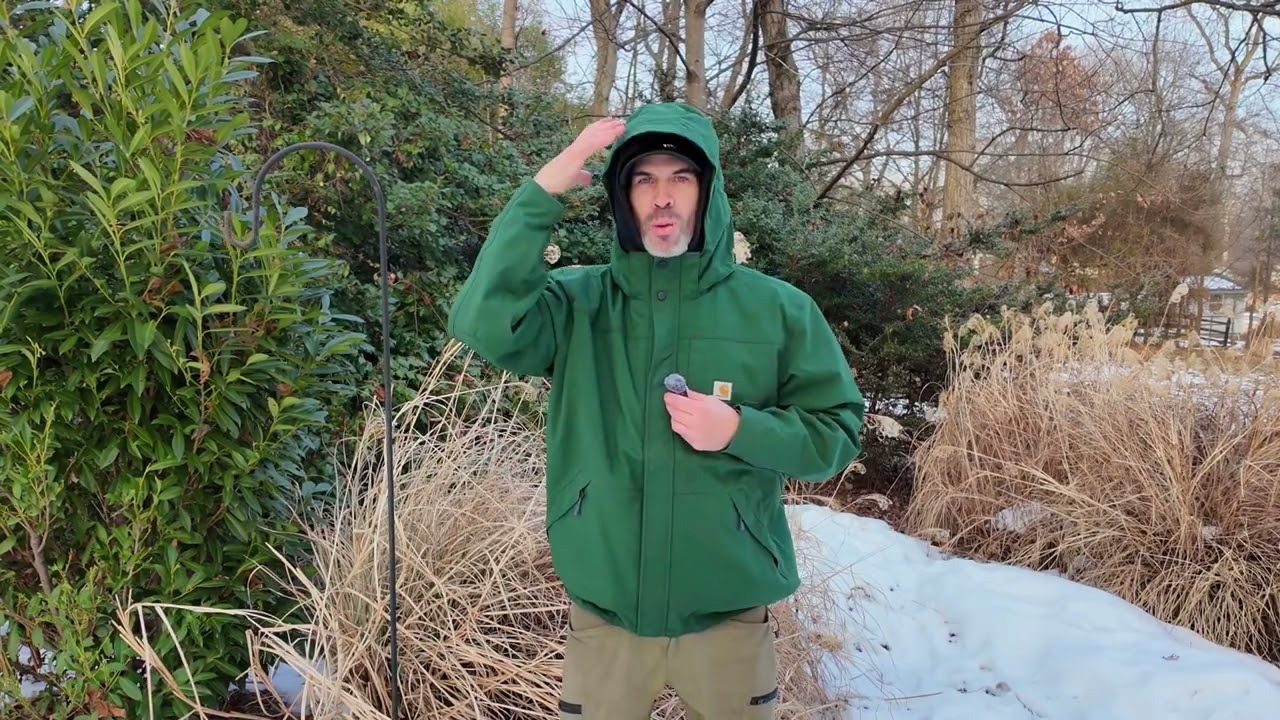 Carhartt heavyweight storm defender jacket - YouTube