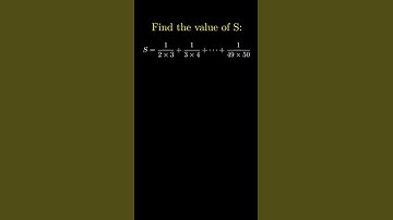 🔥 The Trick to Solving This Summation - Can You Do It? #mathhelp #mathchallenge #mathproblems #maths