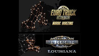 Euro Truck Simulator 2: Nordic Horizons & American Truck Simulator: Louisiana | XT Gameplay
