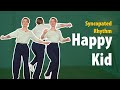 Syncopated rhythm happy kid  solo jazz