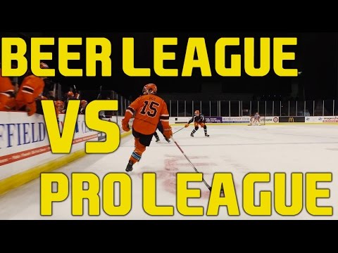 Beer League VS Pro League Players - Sheffield Steelers​ Elite Ice Hockey League