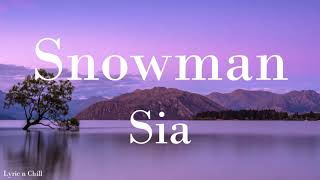 Sia - Snowman (Cover by Tullio + Lirik) || My snowman and me baby