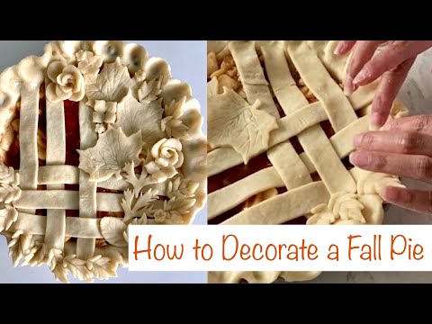 How to Decorate a Fall Pie | Simple and IMPRESSIVE!