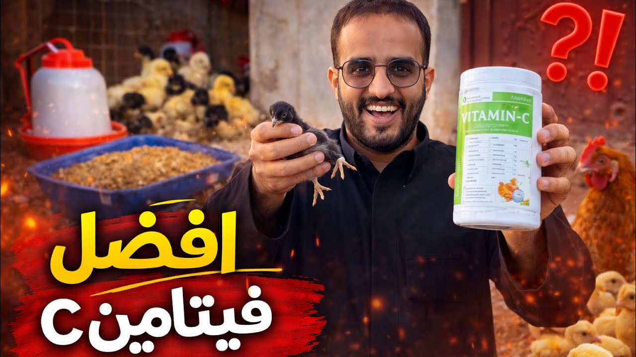 جربت فيتامين c للدجاج 🐥🔥
