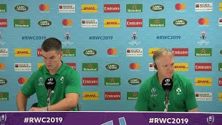 Schmidt and Sexton press conference at Rugby World Cup 2019