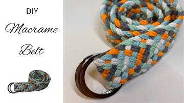 DIY Macrame Belt | Easy Boho Macrame Accessory