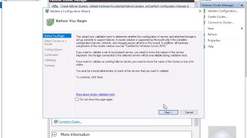 20740 Demo24 Validate Cluster Hardware and Software