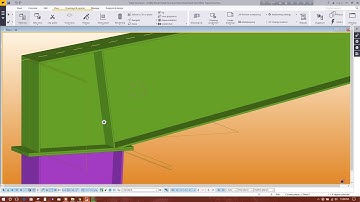 STEEL SHED MODELING IN TEKLA STRUCTURES-STIFFENER AT TAPERED BEAM