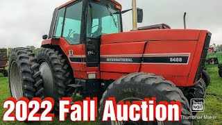 Fall 2022 Tractor and Equipment Auction
