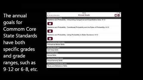 Choosing Goals and Objectives in NASET