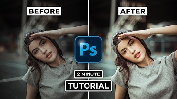 How To Create a Simple Dodge & Burn Effect In Photoshop #2MinuteTutorial