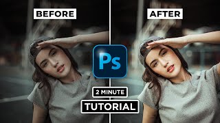 How To Create a Simple Dodge & Burn Effect In Photoshop #2MinuteTutorial