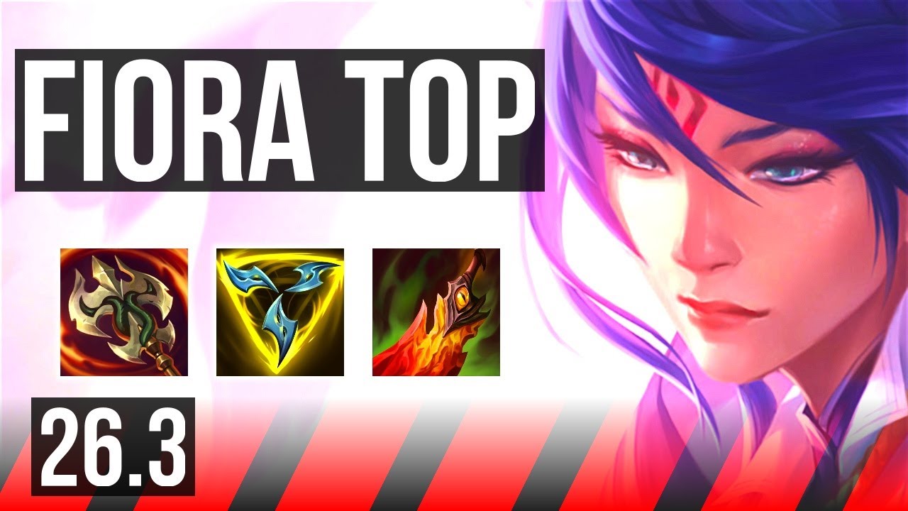 FIORA vs ZAAHEN (TOP) | Good KDA: 10/1/4 | KR Master | 26.3