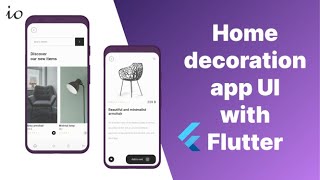 Flutter Home Decoration UI | Flutter Tutorial | App Development Tutorial for Beginners 2023 - Part 1