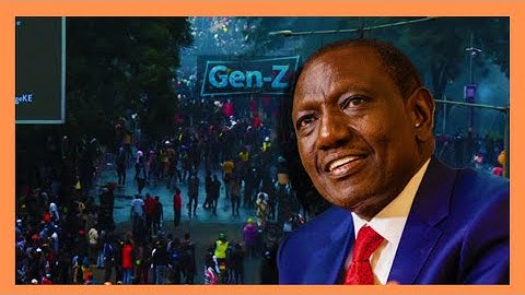 President Ruto gave a list of promises after Gen-Z protest