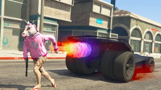 TROLLING PEOPLE WITH THE BATMOBILE | GTA 5 THUG LIFE 454